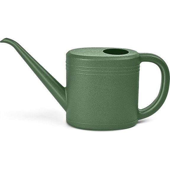 Watering Can - for Indoor and Outdoor Plant Garden - 1/4 Gallon - Green