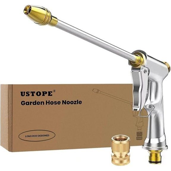 High-Pressure Garden Hose Nozzle Sprayer (3/4 Thread)