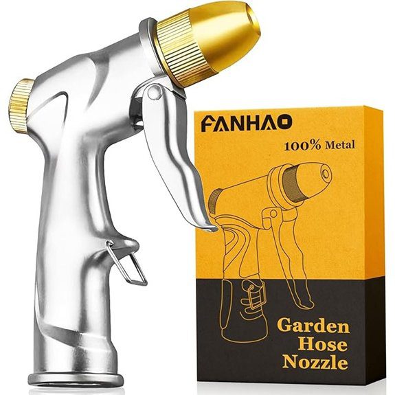 FANHAO Metal High-Pressure Garden Hose Nozzle