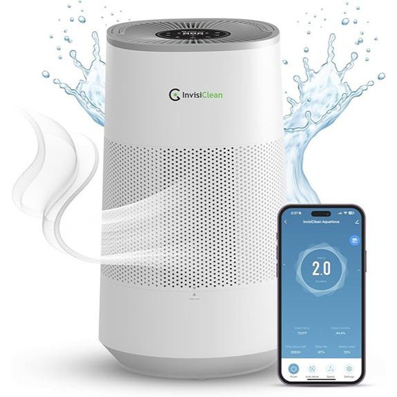 InvisiClean AquaNova Air Purifier & Humidifier Combo