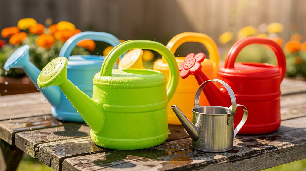 kids colorful durable watering cans