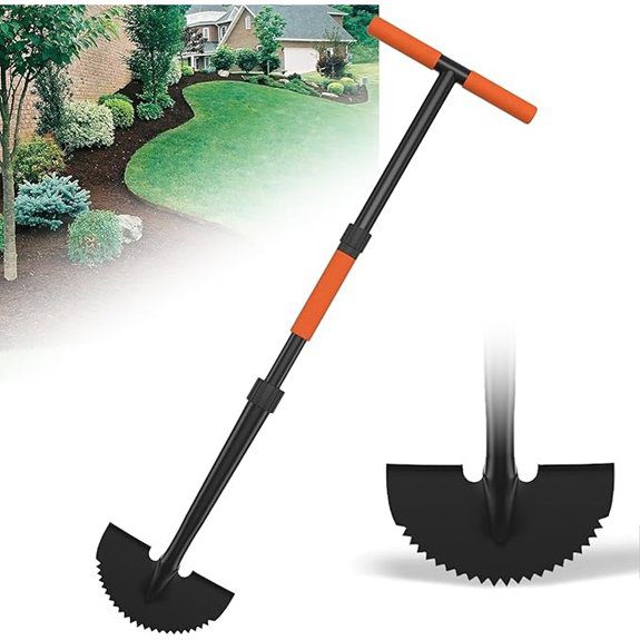 Manual 41 Half-Moon Lawn Edger with Saw-Tooth Blade