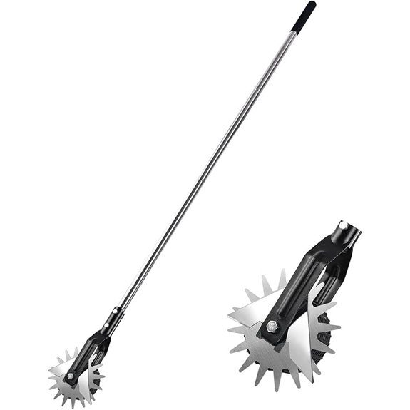 BARAYSTUS Manual Wheel Rotary Lawn Edger (58.3)