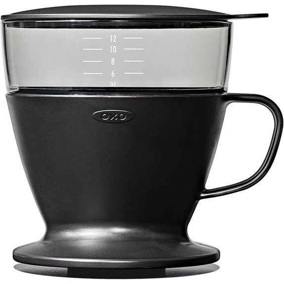 OXO Brew Pour Over Coffee Maker with Water Tank — Matte Black