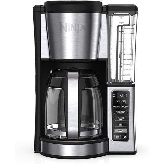 Ninja 12-Cup Programmable Coffee Brewer Black/Stainless