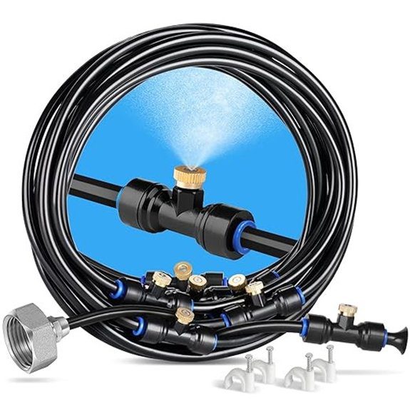HOMENOTE 26FT Outdoor Misting Cooling System (7 Nozzles)