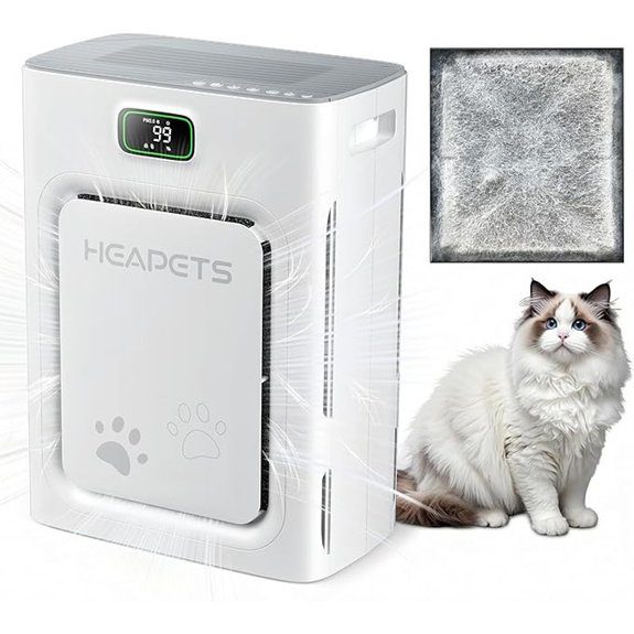 Pet Air Purifier for Large Rooms with HEPA