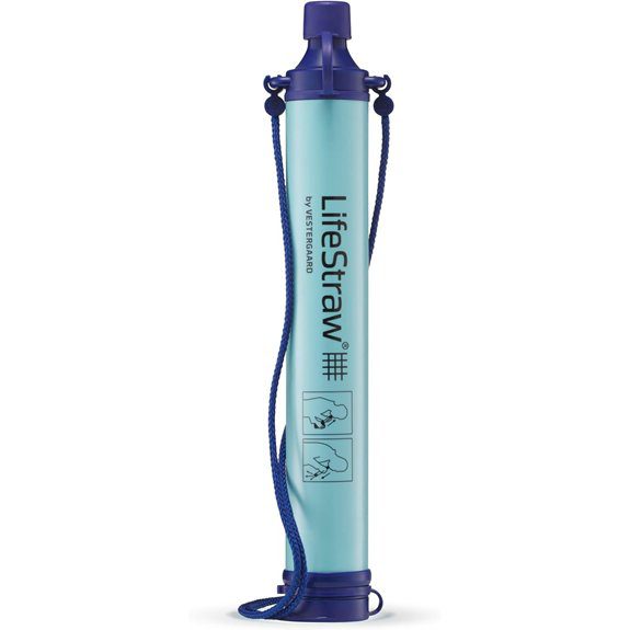 LifeStraw Personal Water Filter for Hiking Camping Travel and Emergency Preparedness