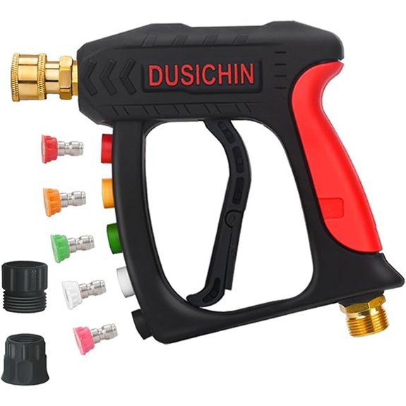 DUSICHIN Power Washer Spray Gun with 5 Tips