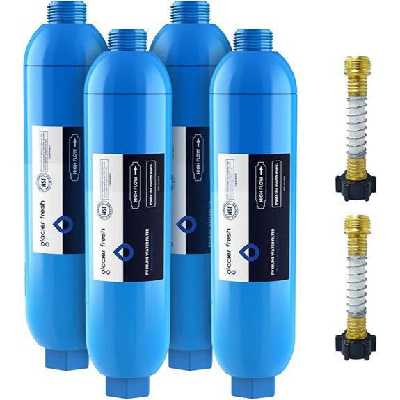 Glacier Fresh RV/Marine Drinking Water Filter 4-Pack