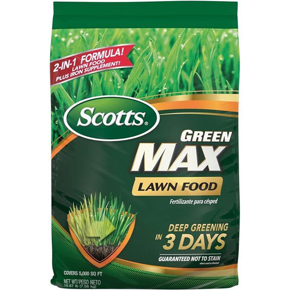 Scotts Green Max Lawn Food with Iron – 5,000 sq ft