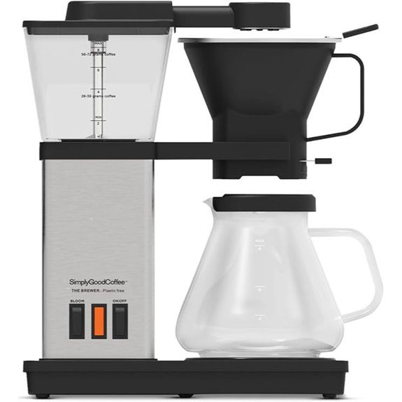 SimplyGoodCoffee The Brewer 8-Cup Plastic-Free Coffee Maker