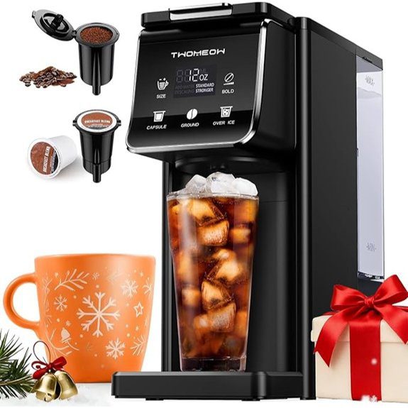 Single-Serve Coffee Maker for K-Cup & Grounds