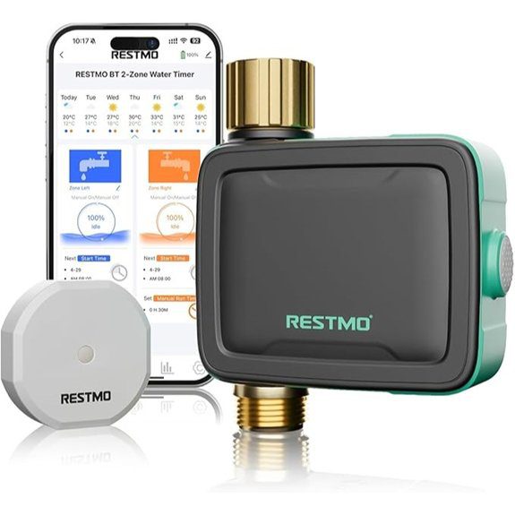 RESTMO Smart Sprinkler Timer with Flow Meter