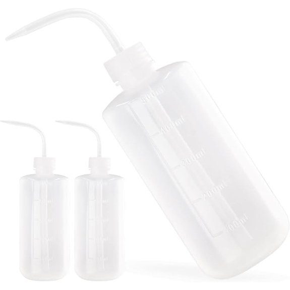 Bonsicoky 3-Pack 500ml Plastic Succulent Watering Bottles