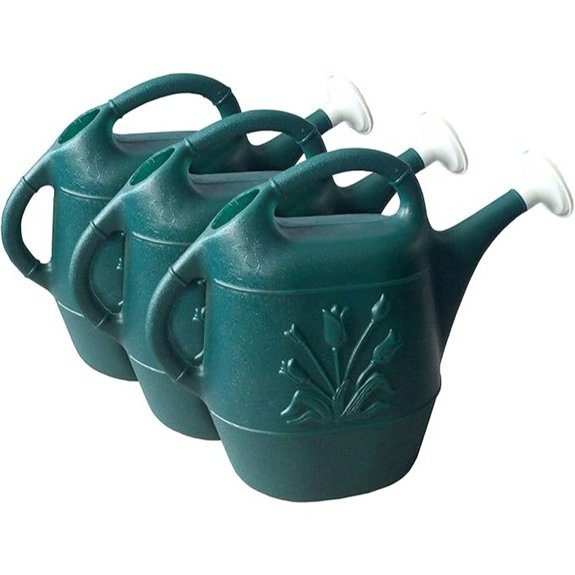 2 Gallon Watering Can - Hunter Green (Pkg/3 Hunter Green)