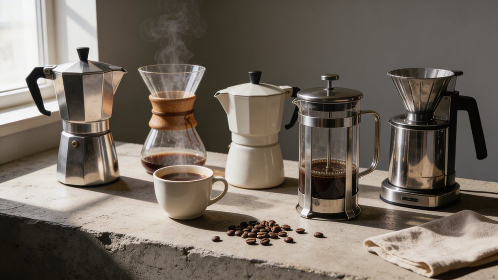 top five plastic free coffee makers