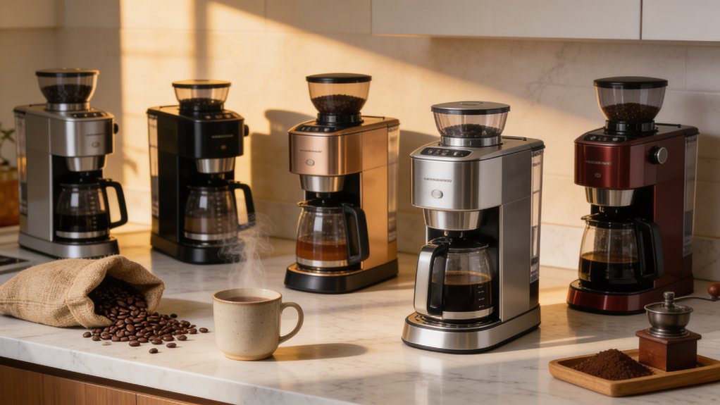 top grind and brew coffee makers