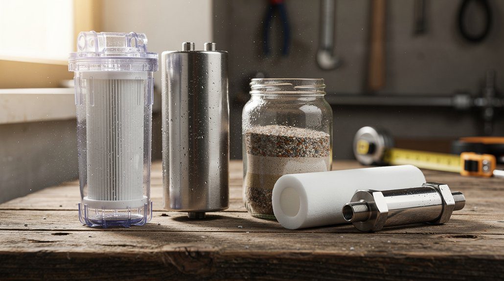 top well water sediment filters