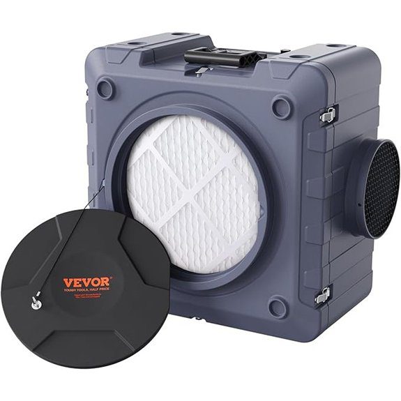 VEVOR 550 CFM Air Scrubber with H13 HEPA