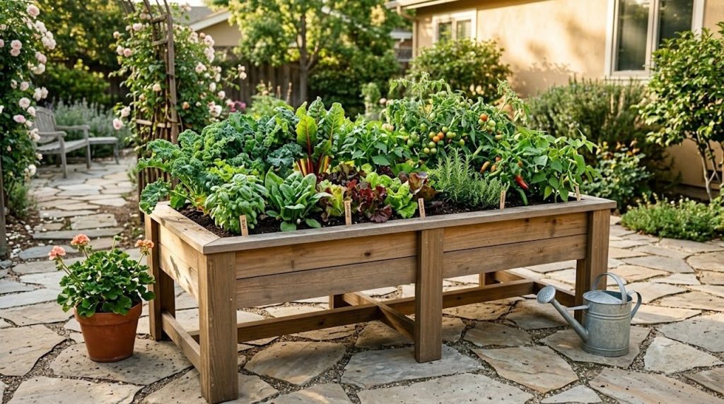 No-Bend Raised Garden Bed