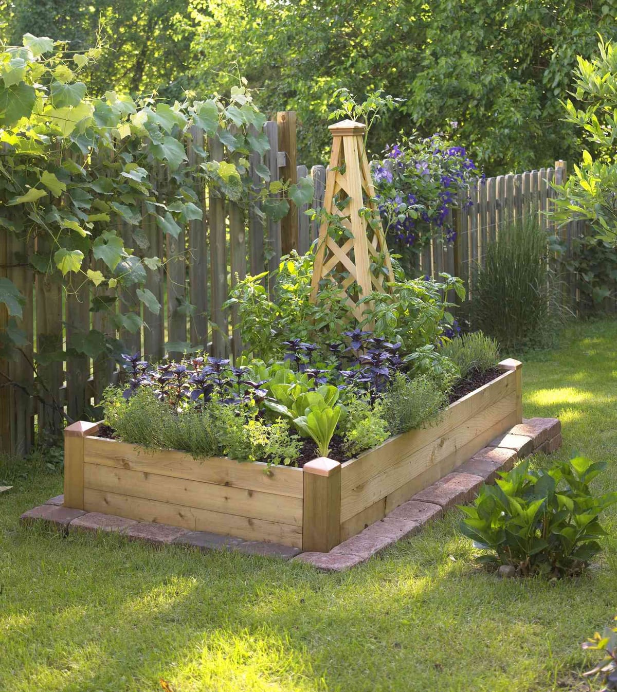 Compact Raised Garden Bed - Raised Garden Bed for Yards That Don't Get Full Sun