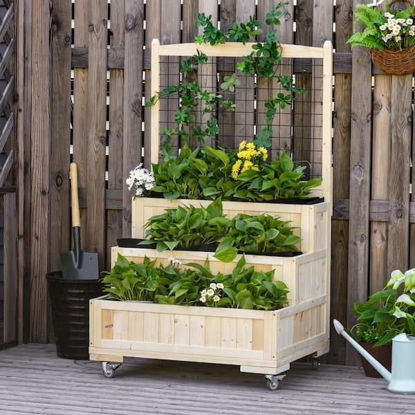 Vertical Raised Garden Bed - Raised Garden Bed for Yards That Don't Get Full Sun